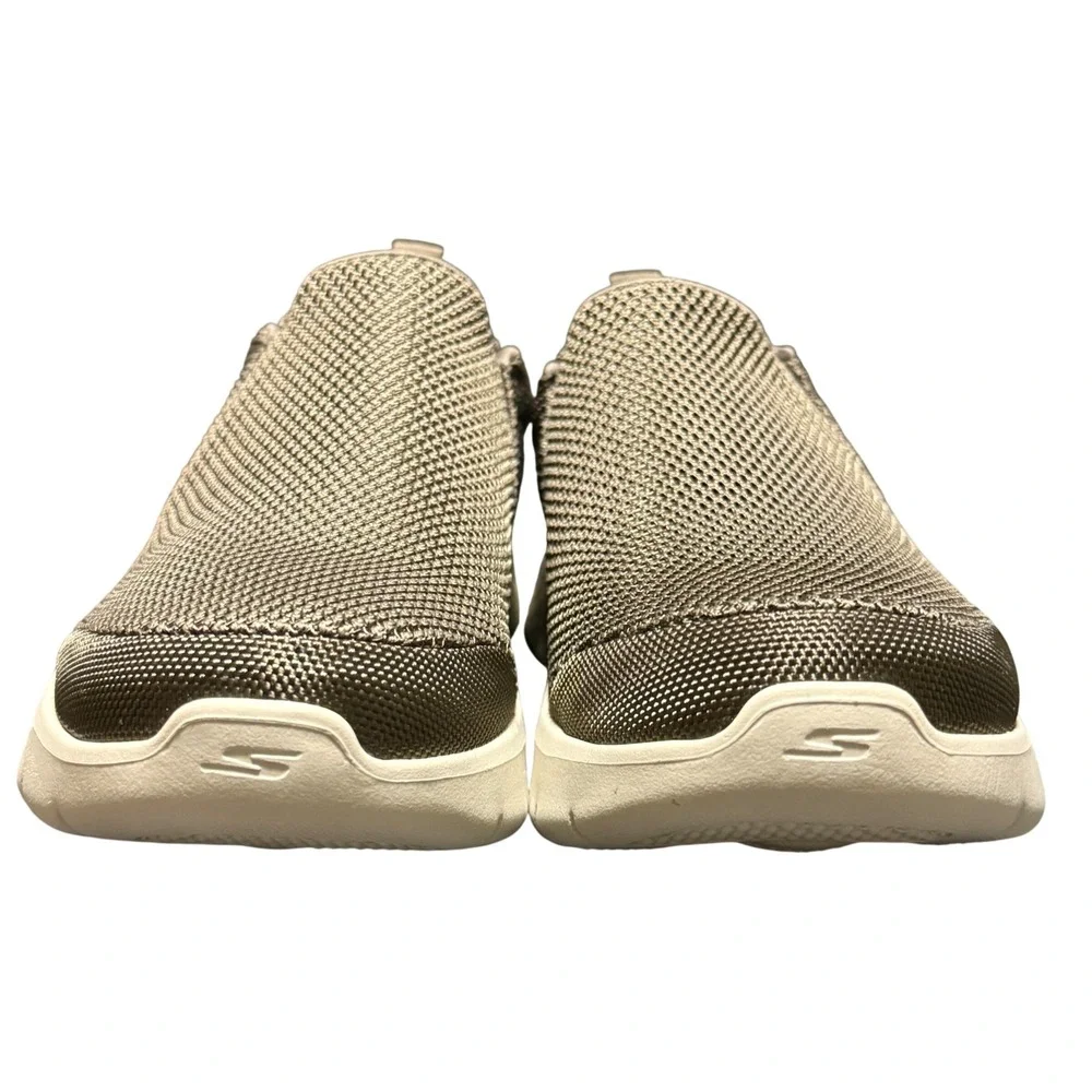 Skechers Slip‑On Comfort Sneakers Travel Sketchers Shoes Khaki Mens 7.5 Womens 9